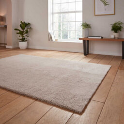 Silver Shaggy Washable Plain Modern Rug For Living Room Bedroom & Dining Room-80Cm X 150Cm - thumbnail 3