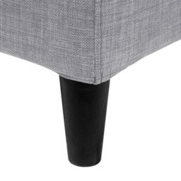 Beliani Bed With Led Fabric Fitou 180 X 200 Cm (Eu Super King) Light Grey - thumbnail 9
