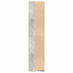 Berkfield Sturdy Bathroom Cabinet Concrete Grey 30X30X183.5 Cm Engineered Wood - thumbnail 8