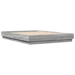Berkfield Bed Frame Without Mattress Grey Sonoma 140X200 Cm - thumbnail 3