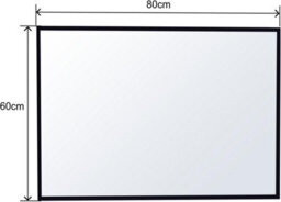 Belofay 600 X 800 mm Rectangular Wall Mounted Mirror Polished Edges For Bathroom Bedroom Or Hallway - thumbnail 3