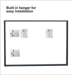 Belofay 600 X 800 mm Rectangular Wall Mounted Mirror Polished Edges For Bathroom Bedroom Or Hallway - thumbnail 7