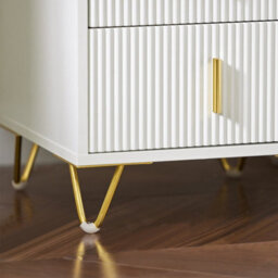 Sobuy Fbt115-Wx2, Bedside Table With 2 Drawers 63X46.5X47.3Cm Functional ,white,w63Xd46.5Xh47.3 - thumbnail 7