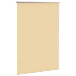Berkfield Roller Blind Blackout Beige 90X175 Cm Fabric Width 85.7 Cm Polyester - thumbnail 3