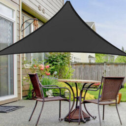 Grey 6X6X6M Triangular Shade Sail Waterproof Foldable - thumbnail 5