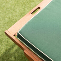 Alfresia Green Sun Lounger Replacement Garden Cushion With Luxury Thick Foam Filling - thumbnail 5