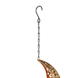 Taylor & Brown Solar Wind Chime Lightsled Moon Design, Waterproof Metal Windbell For Outdoor Garden, Patio, Yard Decor - thumbnail 4