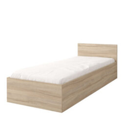 Arte Stylish Oak Sonoma Single Bed With Storage H700mm W935mm L2060mm - Perfect For Modern Youth Bedrooms - thumbnail 2