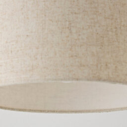 Valuelights Reni Small Full Fabric Linen Easy Fit Pendant Lamp Shade And Bulb - thumbnail 5