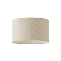 Valuelights Reni Small Full Fabric Linen Easy Fit Pendant Lamp Shade And Bulb - thumbnail 7