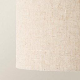 Valuelights Reni Small Full Fabric Linen Easy Fit Pendant Lamp Shade And Bulb - thumbnail 4