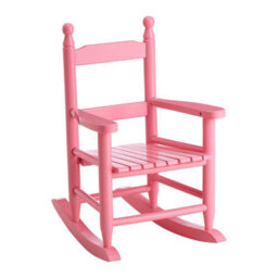 Orsina Pink Rocking Chair, Non-Harmful Children's Chair, Easy To Balance Kiddie Chair, Adjustable Playroom Chair - thumbnail 2