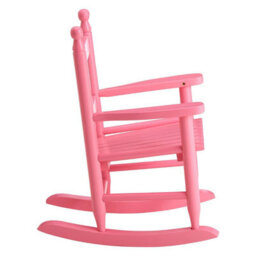 Orsina Pink Rocking Chair, Non-Harmful Children's Chair, Easy To Balance Kiddie Chair, Adjustable Playroom Chair - thumbnail 3