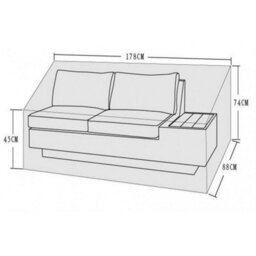 Signature Weave Mauritius Corner Sofa Set Furniture Cover Outdoor Sofa - thumbnail 1