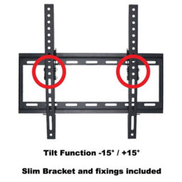 Tv Wall Bracket Mount Slim For 28 30 32 40 42 50 65 Inch Flat 3D Lcd Led Plasma - thumbnail 2