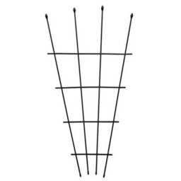 Garden Gear 1.2 Metre Fan Pot Trellis, Plastic Coated Steel Outdoor Decorative Plant Support, Weather Resistant (4) - thumbnail 3