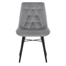 Atlantic Roxy Dining Chair Grey Velvet