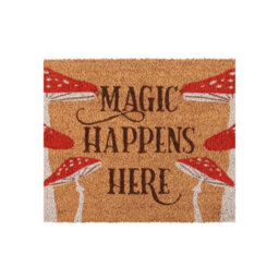Magic Happens Here Mushroom Doormat - Enchanting Porch Welcome - thumbnail 3