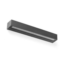 Luminosa Lighting Luminosa Doro-28 Integrated Led Up Down Lighter Outdoor Wall Light Grey, 3000K, Ip65