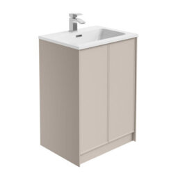 Plum&clay Jenner Light Pink Freestanding Vanity Unit & Basin Set (W)600mm (H)855mm - thumbnail 2