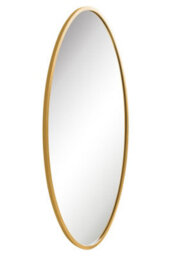 Mirroroutlet The Ovale Gold Metal Framed Oval Wall Mirror 180Cm X 100Cm - thumbnail 3