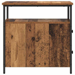 Walplus Bedside Cabinet Old Wood 30 X 60 X 60 Cm Engineered Wood - thumbnail 7