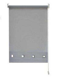 Grey Easy Fit Roller Blind 60Cm - thumbnail 1