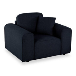 Hugo Deep Blue Armchair - Fully Assembled By Roseland Furniture - thumbnail 3