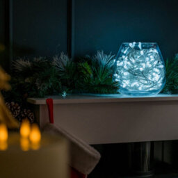 Valuelights Christmas Bubble White Outdoor String Lights - thumbnail 3
