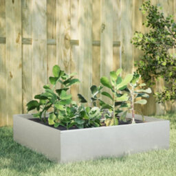 Berkfield Durable Garden Raised Bed 100X100X25 Cm Stainless Steel - thumbnail 2