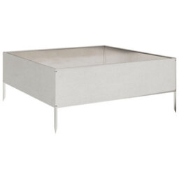 Berkfield Durable Garden Raised Bed 100X100X25 Cm Stainless Steel - thumbnail 1