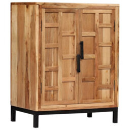 Vidaxl Sideboard Solid Acacia Wood 60X35X76 Cm Brown