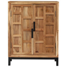 Vidaxl Sideboard Solid Acacia Wood 60X35X76 Cm Brown - thumbnail 2