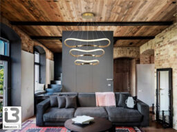 Luminosa Lighting Luminosa Naos Triple Ring Pendant Ceiling Light Rose Gold Led 3000K - Uk Stock - thumbnail 2
