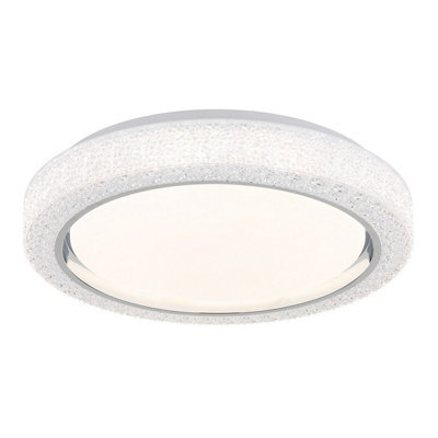 Luminosa Lighting Luminosa Liami Decorative Flush Ceiling Light White Led 2700-6500K - image 1