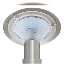 Long Life Lamps Company 5W Modern Led Bollard Garden Lamp Post Stainless Steel Outdoor Cool White Zlc041Cw - thumbnail 5