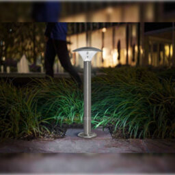Long Life Lamps Company 5W Modern Led Bollard Garden Lamp Post Stainless Steel Outdoor Cool White Zlc041Cw - thumbnail 8