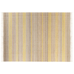 Beliani Rug Talpur Yellow 160 X 230 Cm Jute - thumbnail 1