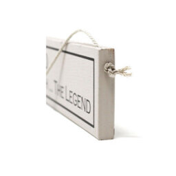 Wit With Wisdom Grey Witty Quote Wooden Hanging Sign - I Speak My Mind - thumbnail 2