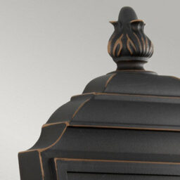Luminosa Lighting Elstead Luverne 1 Light Outdoor Small Wall Lantern Light Rubbed Bronze Ip44, E27 - thumbnail 3