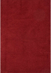 The Rugs Red Soft Plain Design Fluffy Shaggy Rugs And Runners High Pile Living Room Kitchen Hallway 380 - thumbnail 2