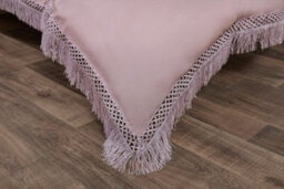 Rapport Tia Trellis Tasselled Duvet Cover Bedding Set - thumbnail 3