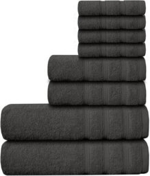 Casabella Luxury 100% Egyptian Cotton Towel Bale 8 Pieces 550 Gsm - thumbnail 1