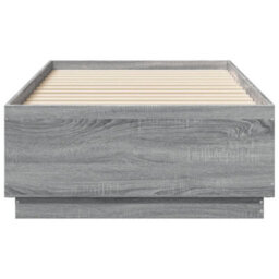 Berkfield Bed Frame Without Mattress Grey Sonoma 90X190 Cm Single - thumbnail 4