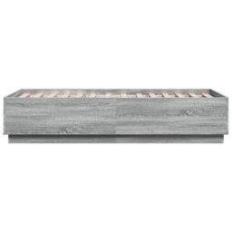 Berkfield Bed Frame Without Mattress Grey Sonoma 90X190 Cm Single - thumbnail 5