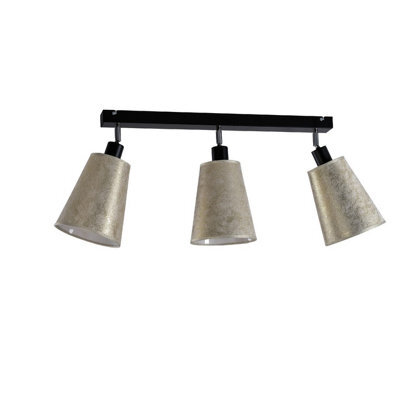 Luminosa Lighting Luminosa Eva Ceiling Spotlight Bar Gold, 30.5Cm, 3X E27