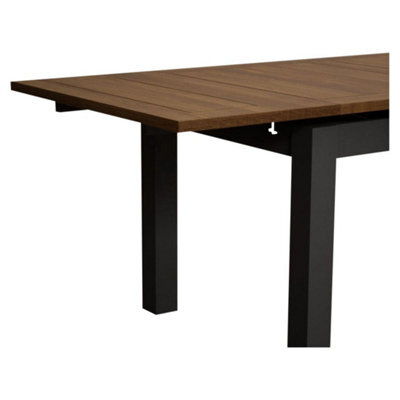Furniture 48 Extending Romney 140Cm Oak And Charcoal Grey Painted Dining Table - image 1
