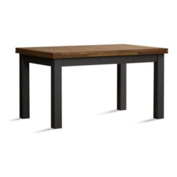 Furniture 48 Extending Romney 140Cm Oak And Charcoal Grey Painted Dining Table - thumbnail 3