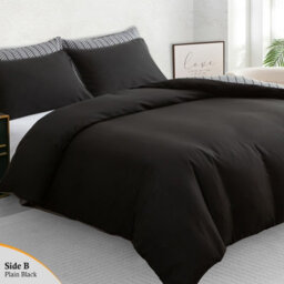 Pamposh Super King Duvet Cover Brushed Microfiber Reversible Duvet Cover Hypoallergenic Bedding Set Ultrasoft With Zipper Closure - thumbnail 2