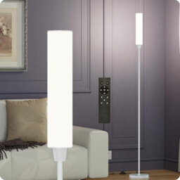 Pekipe Dimmable Floor Lamp With Remote Control,floor For Bedroom Living Room Office,adjustable Brightness (10%-100%) And Color
